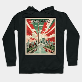 Toronto Canada Vintage Poster Tourism 3 Hoodie